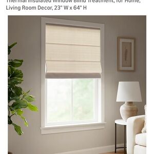 Elegant Cream Roman Shade